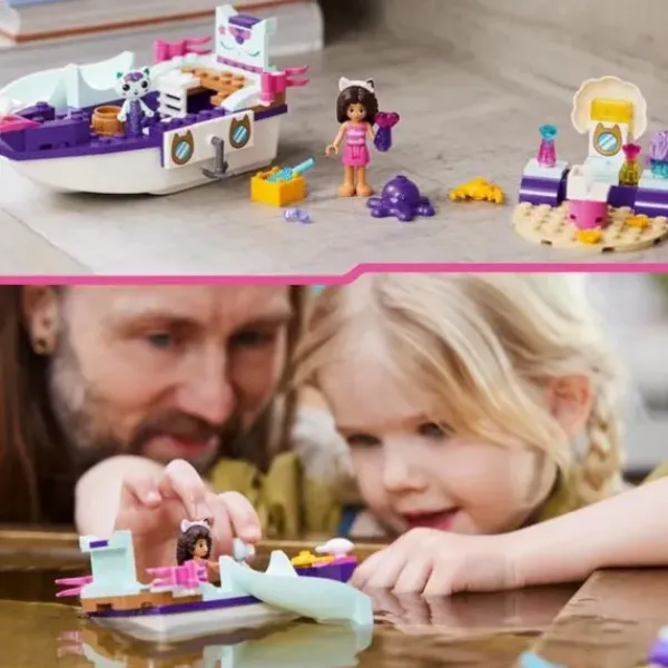 * Maisons De Poupee|10786 - ® Gabby Et La Maison Magique - Le Bateau Et Le Spa De Gabby Et Marine