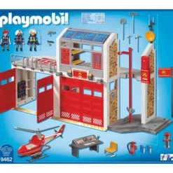 Playmobil Playmobil|9462 - Caserne De Pompiers Et Helicoptere City Action