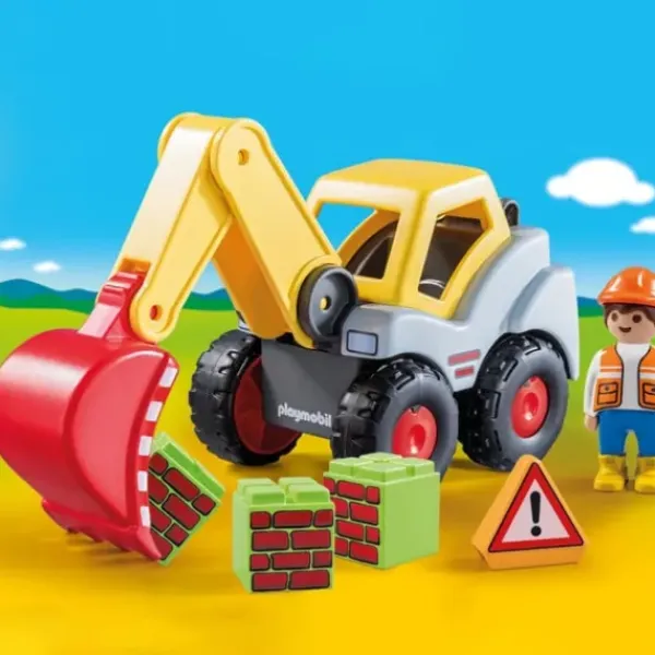 Playmobil Playmobil|70125 - 1.2.3 - Pelleteuse