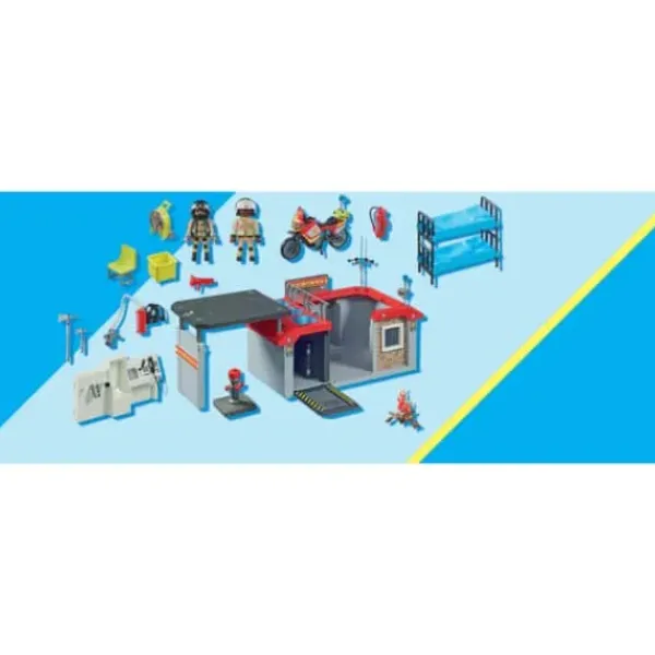Playmobil Playmobil|71193 - City Action - Caserne De Pompiers Transportable