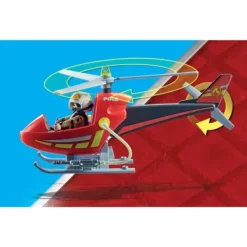 Playmobil Playmobil|71195 - City Action – Helicoptere Bombardier Des Pompiers