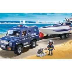 Playmobil Playmobil|5187 - City Action - Fourgon Et Vedette De Police