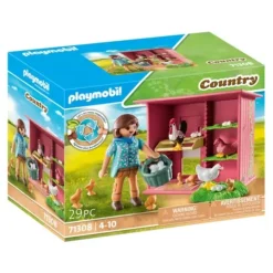 Playmobil Playmobil|71308 - Country - Agricultrice Et Poulailler