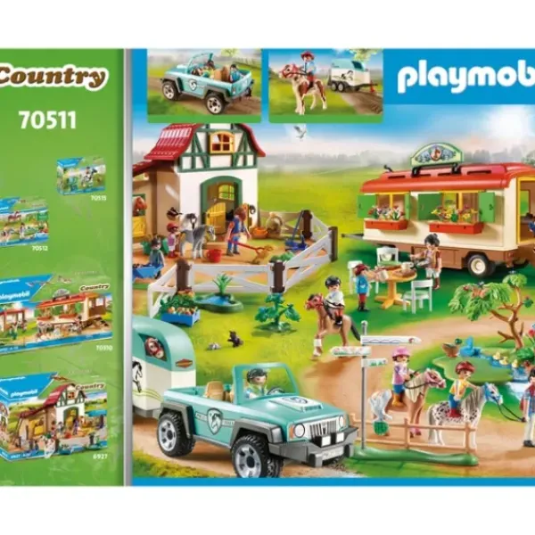 Playmobil Playmobil|70511 - Country - Voiture Et Van Pour Poney