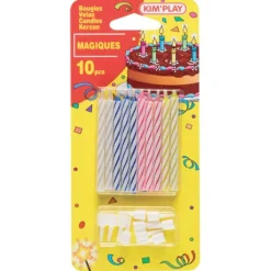 Kim Play 10 Bougies Magiques- Anniversaire