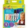Crayola 8 Feutres Lavables Mini Kids- Dessin Et Peinture