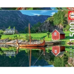 Educa Puzzle 1500 À 3000 Pièces|1500 Viking Ship