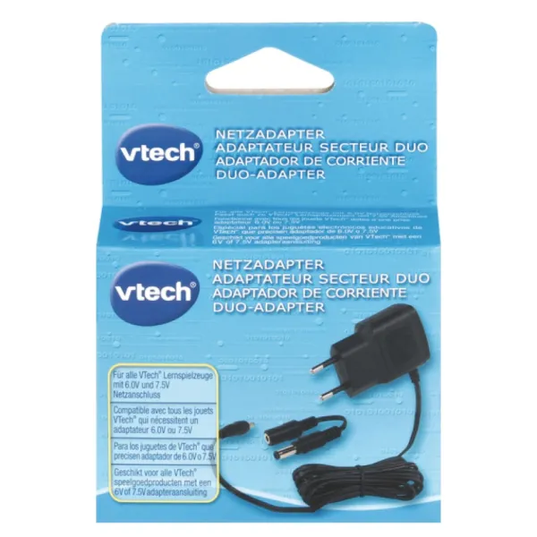 VTech Adaptateur Universel 6 Volts- Tablettes Et Téléphones