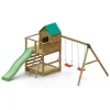 Fungoo Aire De Jeux A Double Plateforme Avec Balancoire Double - Jarcas- Aires De Jeux