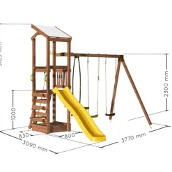 Soulet Aire De Jeux En Bois Feroe- Aires De Jeux