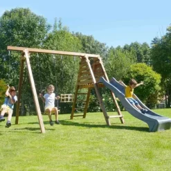 Soulet Aire De Jeux En Bois Fleur- Aires De Jeux