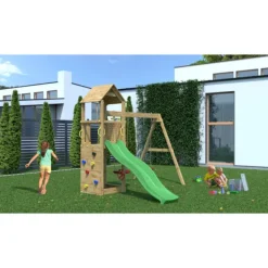 Fungoo Aire De Jeux Flappi Avec Balancoire Double- Aires De Jeux