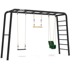 BERG Aire De Jeux Playbase Large Avec Siege Bebe Balancoire Et Trapeze- Aires De Jeux