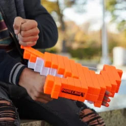 Nerf Arbalete A Flechettes Du Pilleur De Blocs - Minecraft- Nerf Et Jeux De Tirs