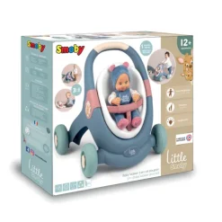 Smoby Baby Walker 3 En 1 + Poupon- Activités D'éveil