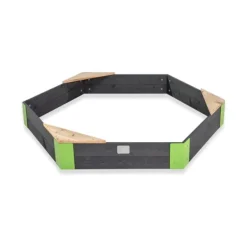 Exit Toys Bac A Sable En Bois Hexagonal Aksent 160 X 140 Cm- Bacs À Sable