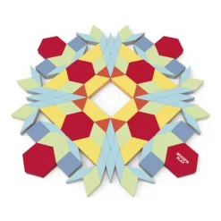 WOOD N PLAY Baril De 250 Planchettes De Bois Formes Geometriques- Planchettes Et Construction En Bois