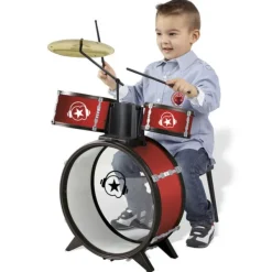 Music Star Batterie 3 Tambours- Instruments De Musique