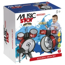 Music Star Batterie 3 Tambours- Instruments De Musique