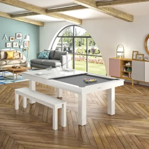 Rene Pierre Billards|Billard Lafite Blanc Avec Plateau