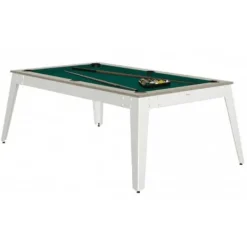 Rene Pierre Billards|Billard Steel Oslo Blanc