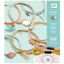 Djeco Bracelets Celeste Kumihimo- Mode, Bijoux, Décoration, Cosmetiques