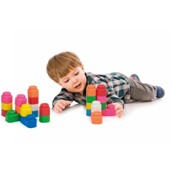 Clementoni Briques A Empiler - 24 Pieces - Clemmy- Jouets À Emboîter, À Empiler