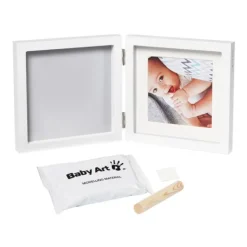 Baby Art Cadre A Empreinte My Baby Style Gris- Coffret Cadeaux, Naissance