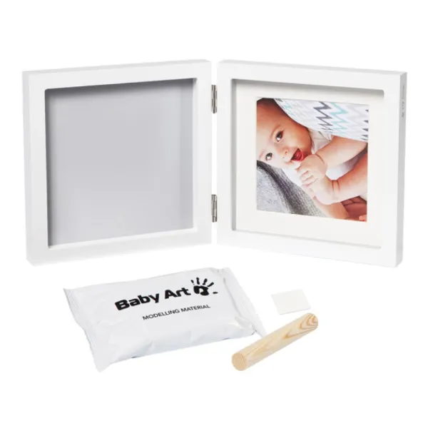 Baby Art Cadre A Empreinte My Baby Style Gris- Coffret Cadeaux, Naissance
