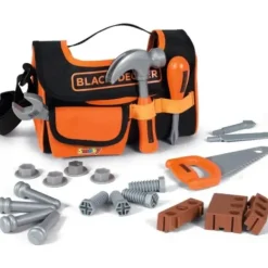 Smoby Bricolage|Caisse A Outils En Tissu Black Et Decker