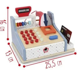 WOOD N PLAY Faire Comme Les Grands|Caisse Enregistreuse En Bois