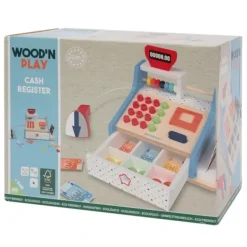 WOOD N PLAY Faire Comme Les Grands|Caisse Enregistreuse En Bois