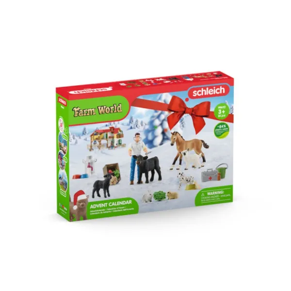 Schleich Calendrier De L'avent Noel - Farm World- Calendriers De L'avent