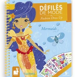 Janod Carnet Defiles De Mode Sirenes- Découpage, Collage, Pliage
