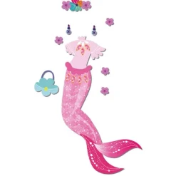 Janod Carnet Defiles De Mode Sirenes- Découpage, Collage, Pliage