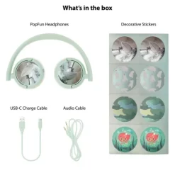 1nfinitx Casque Buddyphones Vert- Enceintes Bluetooth Et Casques Audio