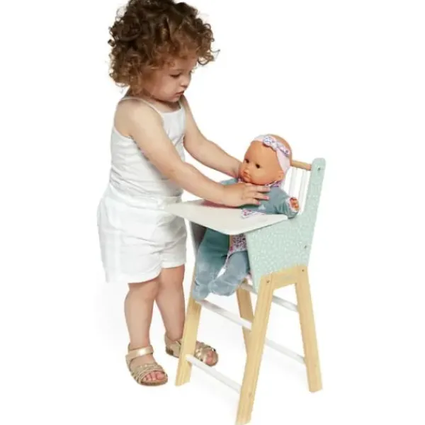 Janod Accessoires Poupons|Chaise Haute Pour Poupon - Zen