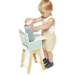 Janod Accessoires Poupons|Chaise Haute Pour Poupon - Zen