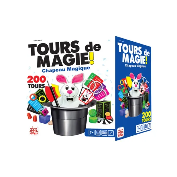 Zig Zag jeux action Chapeau Magie 200 Tours- Magie Et Accessoires