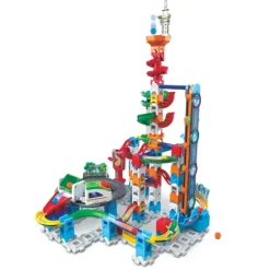 VTech Circuit A Billes Electronique Marble Rush - Super Sky Tower Set Xl300E- Constructions Magnétiques, Billes