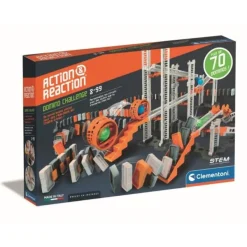 Clementoni Circuit De Billes Domino Challenge - Action Et Reaction- Meccano, Engrenages