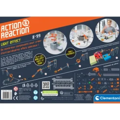 Clementoni Circuit De Billes Effets Lumineux - Action Et Reaction- Meccano, Engrenages