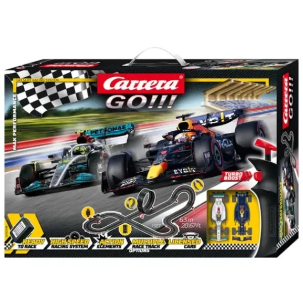 Carrera Garages Et Circuits|Circuit De Voiture De Course Muscles Car Power