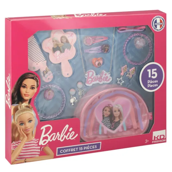 KD Fashion Coffret De Bijoux 15 Pieces Barbie- Bijoux & Montres Enfants