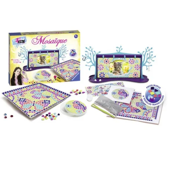 Ravensburger Coffret Mosaique- Mosaïque, Sable Et Paillettes