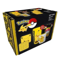 Abysse Coffret Pokemon - Mug Avec Verre Et Dessous De Verre- Anniversaire