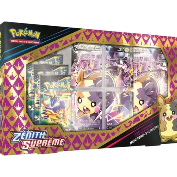 Asmodée Cartes À Collectionner|Coffret Pokemon Morpeko V-Union - Pokemon Zenith Supreme