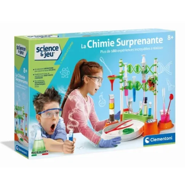Clementoni Jeux Scientifiques|Coffret Scientifique La Chimie Surprenante