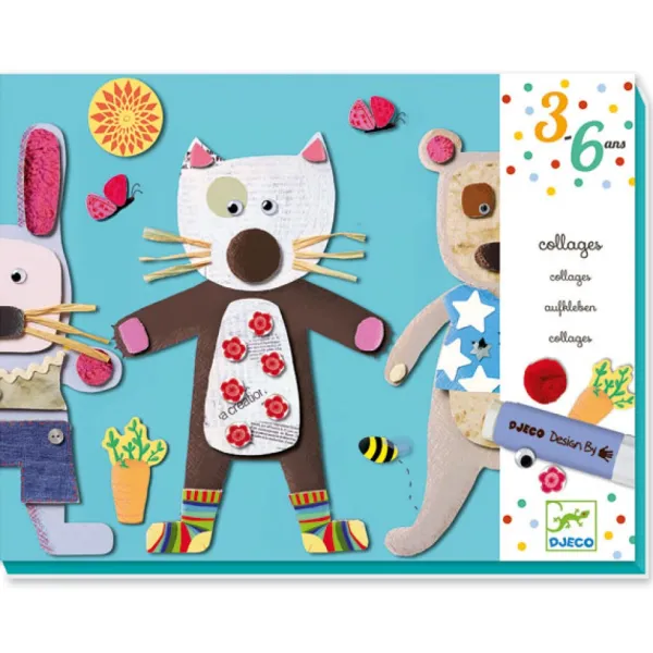 Djeco Collages Des Petits- Découpage, Collage, Pliage
