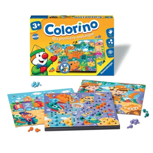 Ravensburger Colorino - Ma Premiere Mosaique- Mosaïque, Sable Et Paillettes